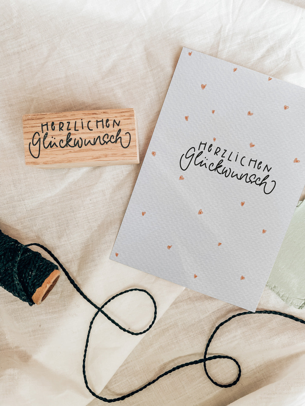 Stempel "herzlichen Glückwunsch"