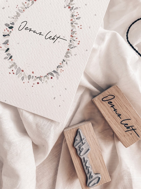 Stempel für Ostern, DIY Projekte zu Ostern, Jesus lebt, lettersandbeauties, christlicher shop
