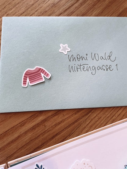 Weihnachtsliche Sticker, Stickersset xmas, Weihnachtsgeschenke, Aufkleber xmas