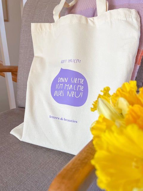 Baumwolltasche mit Print
