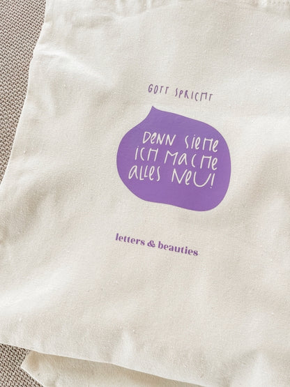 Baumwolltasche mit Print