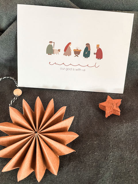 Postkarten mit Bibelvers, christliche Weihnachtskarte, christlicher shop, christliche Geschenke, lettersandbeauties