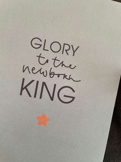 Weihnachtskarte mit Bibelvers, christliche Weihnachtskarten, christlicher onlineshop, Friedefürst, Jesus der Retter ist da, lettersandbeauties, gesegnete Weihnachten, Oh come let us adore him, rejoice in the Lord, glory to the newborn king