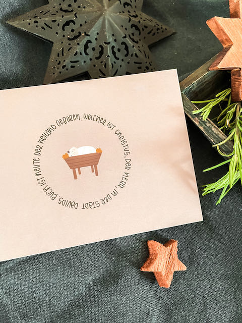 Postkarten mit Bibelvers, christliche Weihnachtskarte, christlicher shop, christliche Geschenke, lettersandbeauties