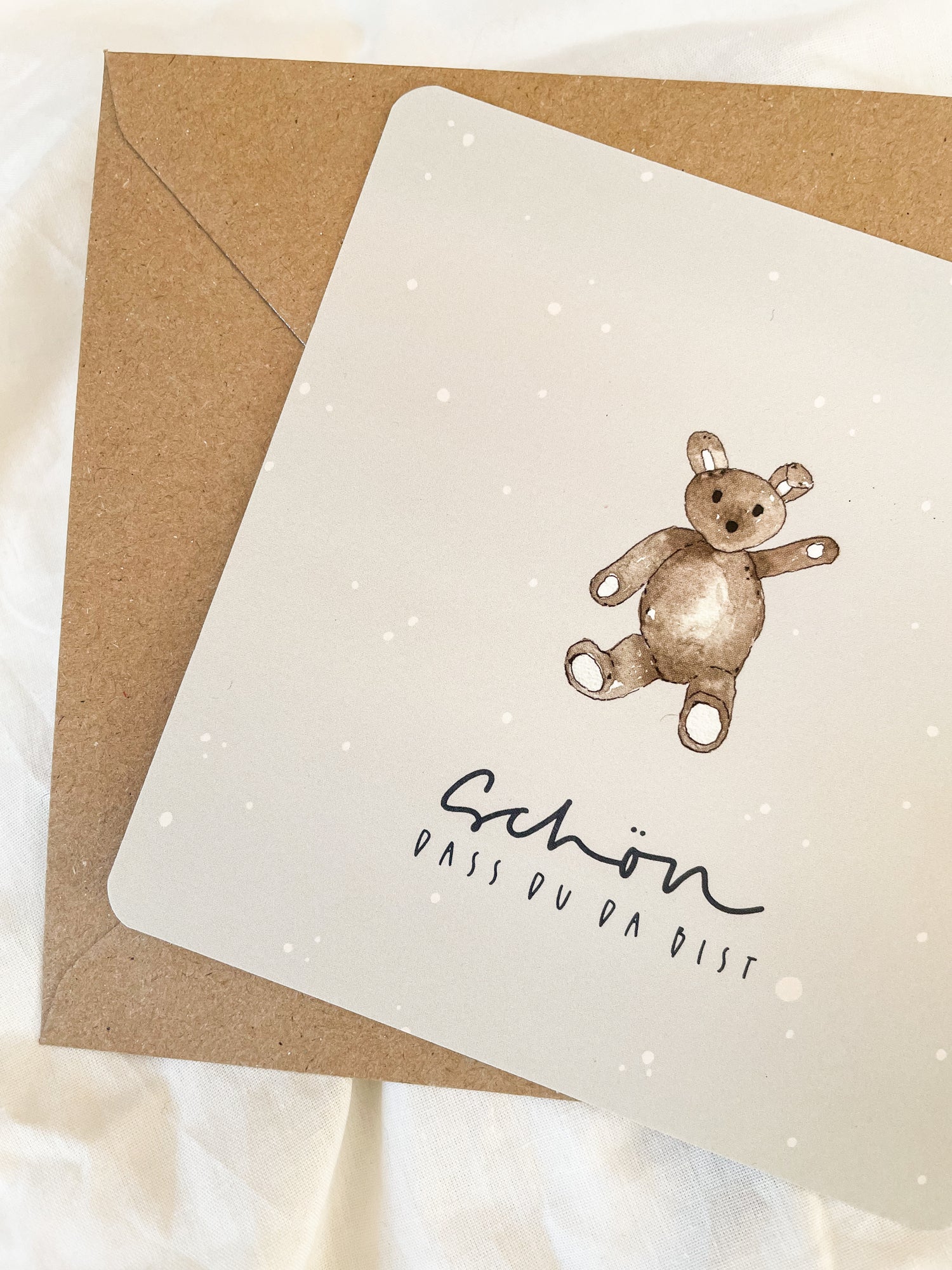 Karte zur Geburt, Baby, Geburtstag, Aquarellkarte und Handlettering, lettersandbeauties, Psalm 139