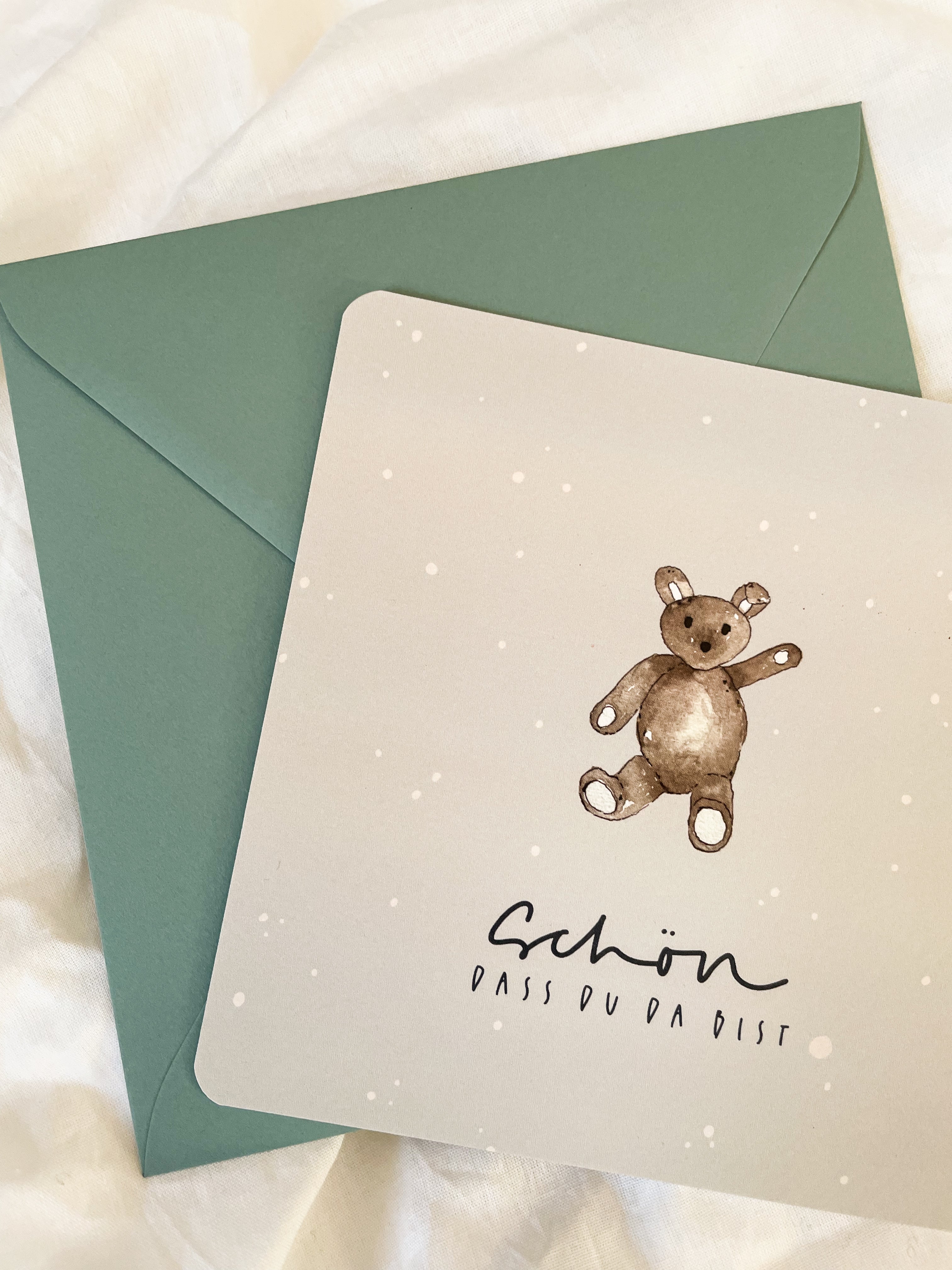 Karte zur Geburt, Baby, Geburtstag, Aquarellkarte und Handlettering, lettersandbeauties, Psalm 139