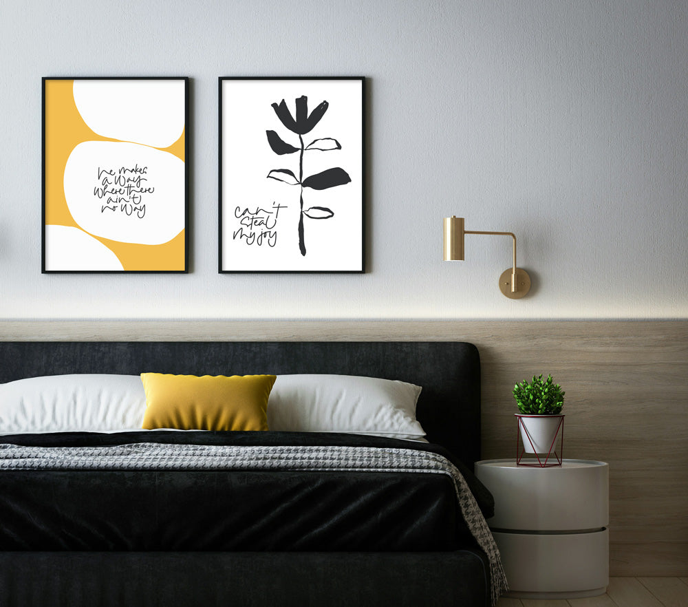 Wenn du keinen Ausweg siehst, christlicher Posterprint, christliche Geschenke, Wandgestaltung für Christen, die Freude am Herrn ist meine Stärke, Gott lässt dich nie im Stich, Ostern