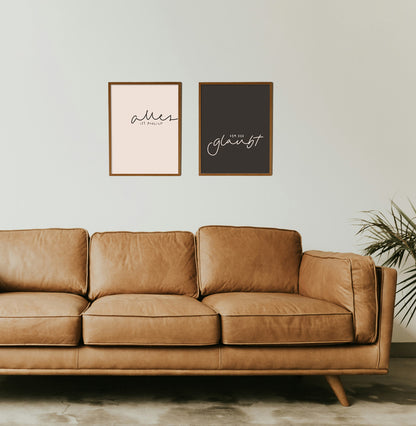 Poster-Duo "alles ist möglich"