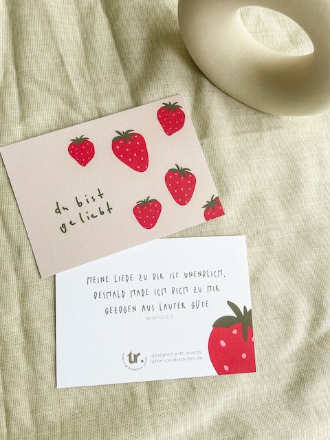 Ermutigung für die Gemeinde, Segnungskarten für den Hauskreis, Affirmationskarten, Bibelverse die Mut machen, lettersandbeauties