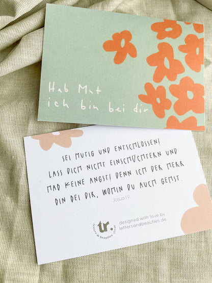 Ermutigung für die Gemeinde, Segnungskarten für den Hauskreis, Affirmationskarten, Bibelverse die Mut machen, lettersandbeauties