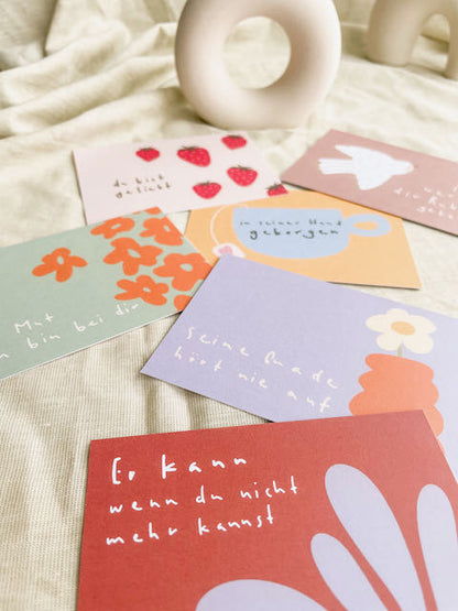 Ermutigung für die Gemeinde, Segnungskarten für den Hauskreis, Affirmationskarten, Bibelverse die Mut machen, lettersandbeauties