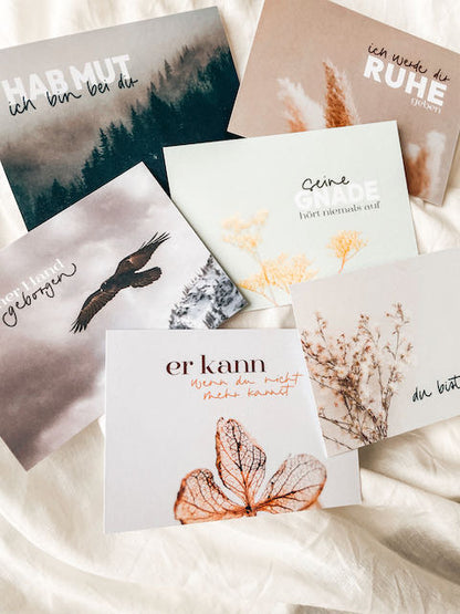 Karten zur Ermutigung, Affirmation, Segnungskarten, Hauskreis
