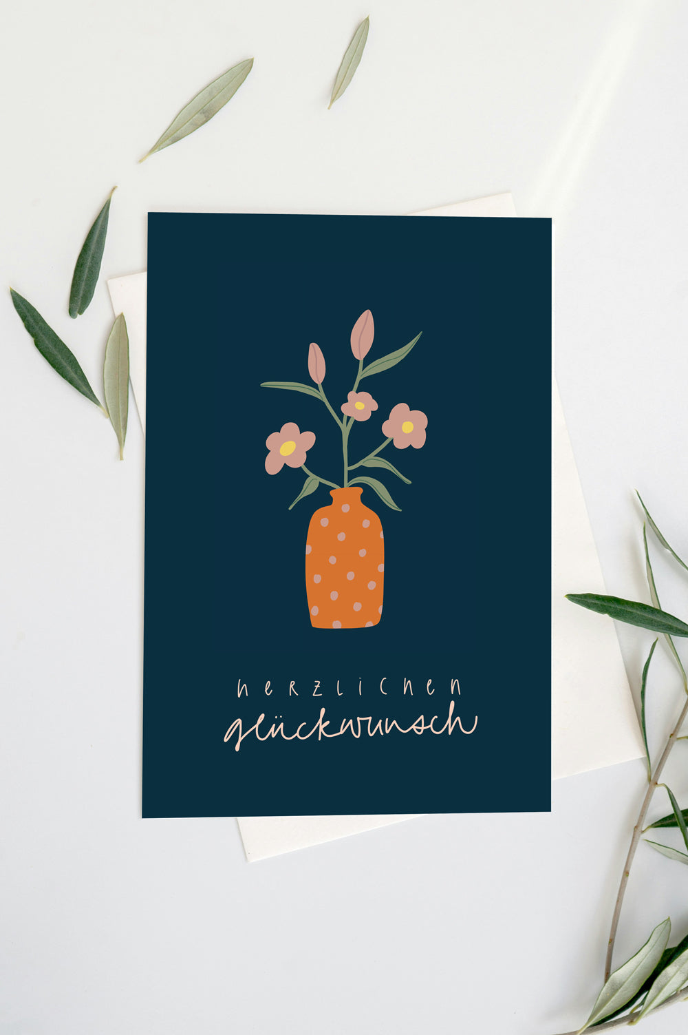 Karte - herzlichen Glückwunsch