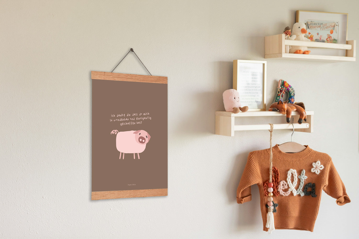 Kinder-Tierposter Psalm 139