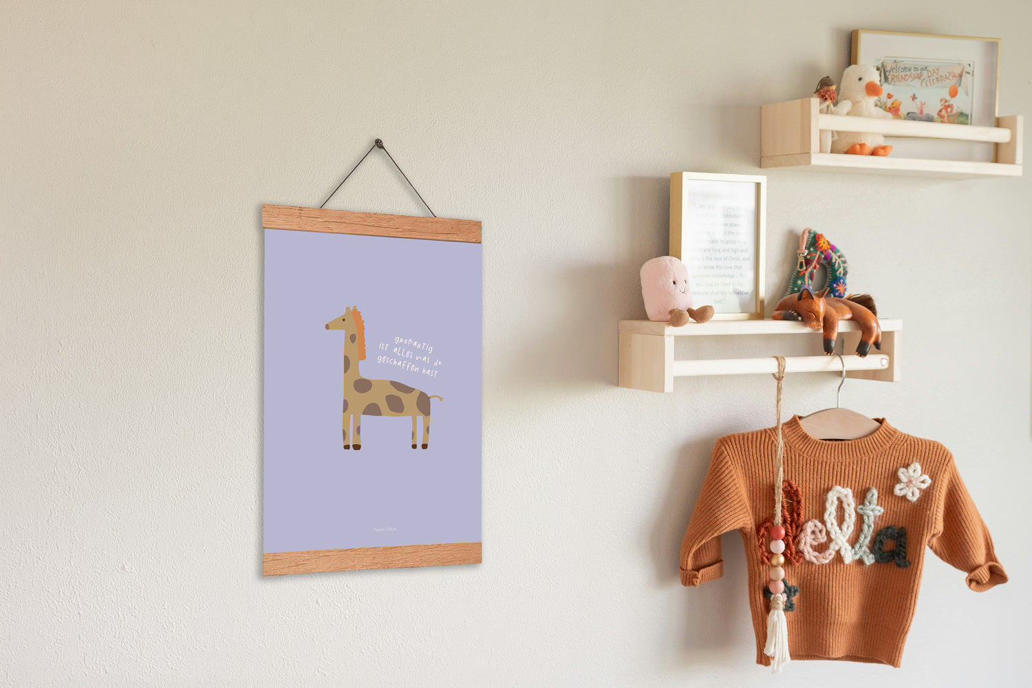 Kinder-Tierposter Psalm 139