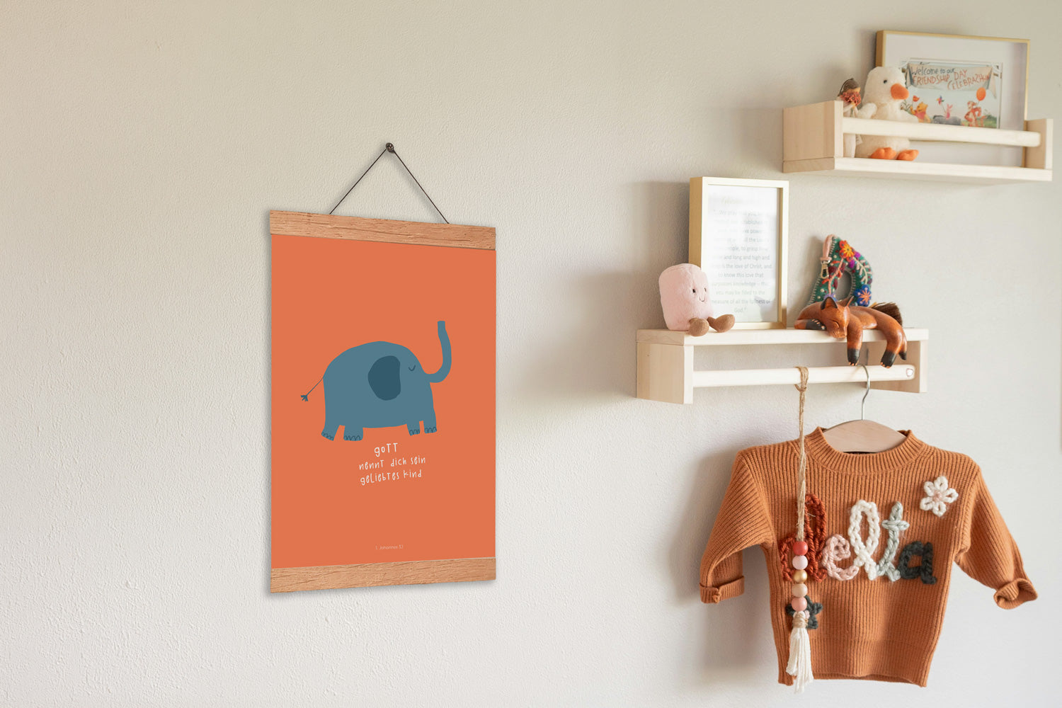 Kinderposter "Gott liebt mich"