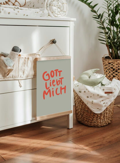 Kinderposter "Gott liebt mich"