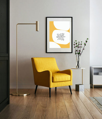 Wenn du keinen Ausweg siehst, christlicher Posterprint, christliche Geschenke, Wandgestaltung für Christen, die Freude am Herrn ist meine Stärke, Gott lässt dich nie im Stich, Ostern