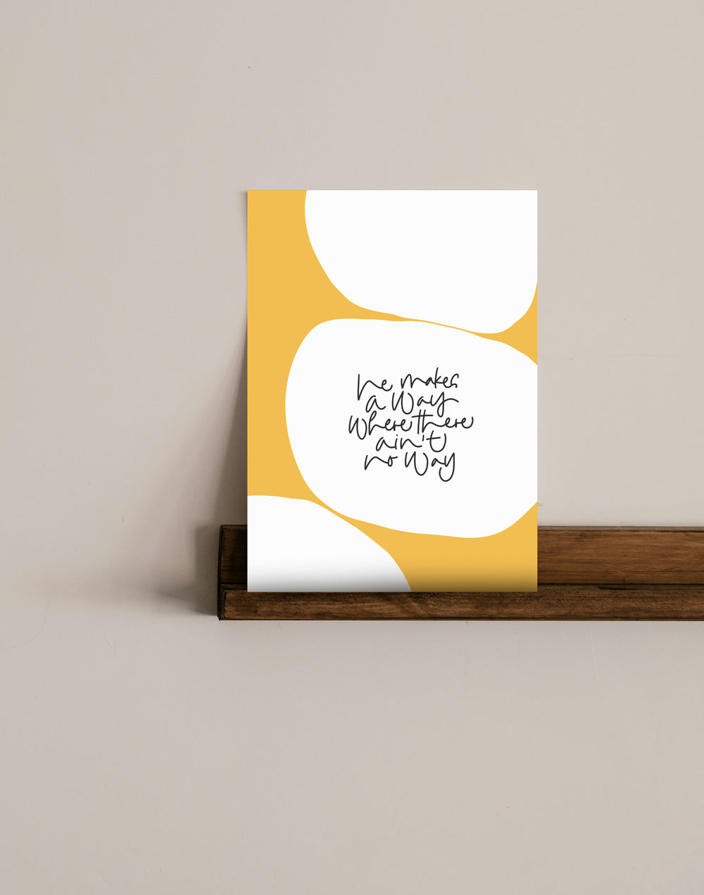 Wenn du keinen Ausweg siehst, christlicher Posterprint, christliche Geschenke, Wandgestaltung für Christen, die Freude am Herrn ist meine Stärke, Gott lässt dich nie im Stich, Ostern