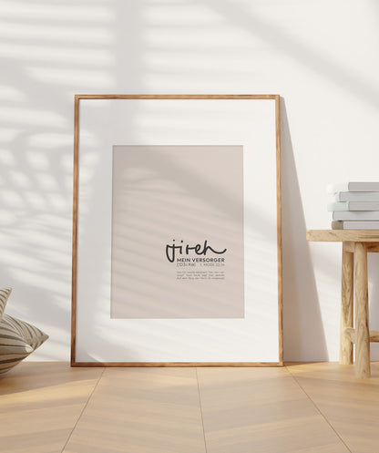 Poster "Namen Gottes"