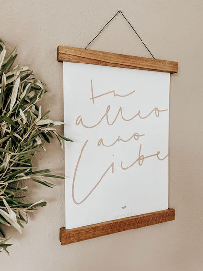 christliches Poster, Bibelversposter, christlicher onlineshop, lettersandbeauties, Jahreslosung 2024, tu alles aus Liebe