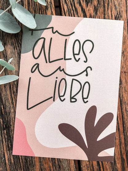 Postkarten mit Bibelvers, Jahreslosung, christlicher shop, christliche Geschenke, lettersandbeauties