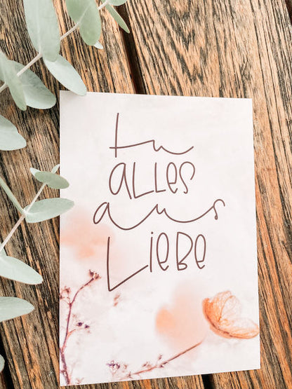 Postkarten mit Bibelvers, Jahreslosung, christlicher shop, christliche Geschenke, lettersandbeauties