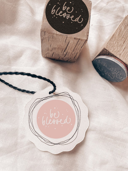 Stempel, be blessed, sei gesegnet, christliche Geschenke, lettersandbeauties, christlicher onlineshop