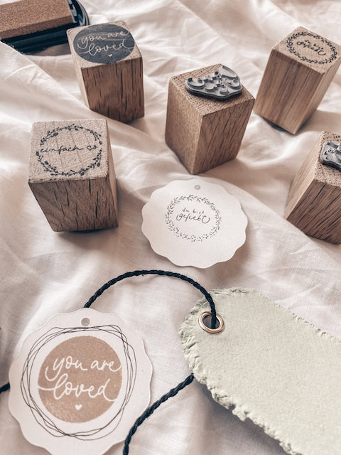 Stempel, be blessed, sei gesegnet, christliche Geschenke, lettersandbeauties, christlicher onlineshop, diy karten selber machen, you are loved