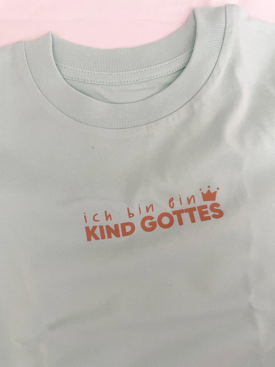T-Shirt für Kids Karibik-blau
