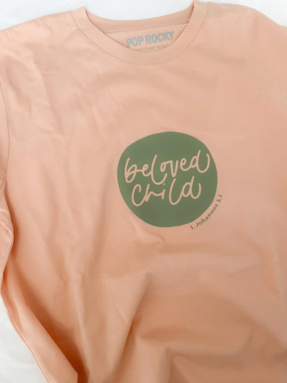 T-Shirt für Girls in  Pfirsich-rosa
