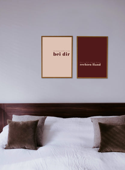 Poster-Duo "und dennoch"