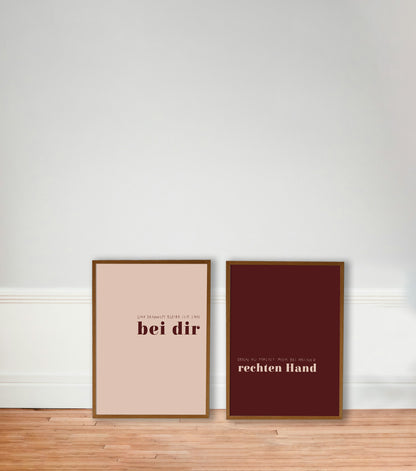 Poster-Duo "und dennoch"