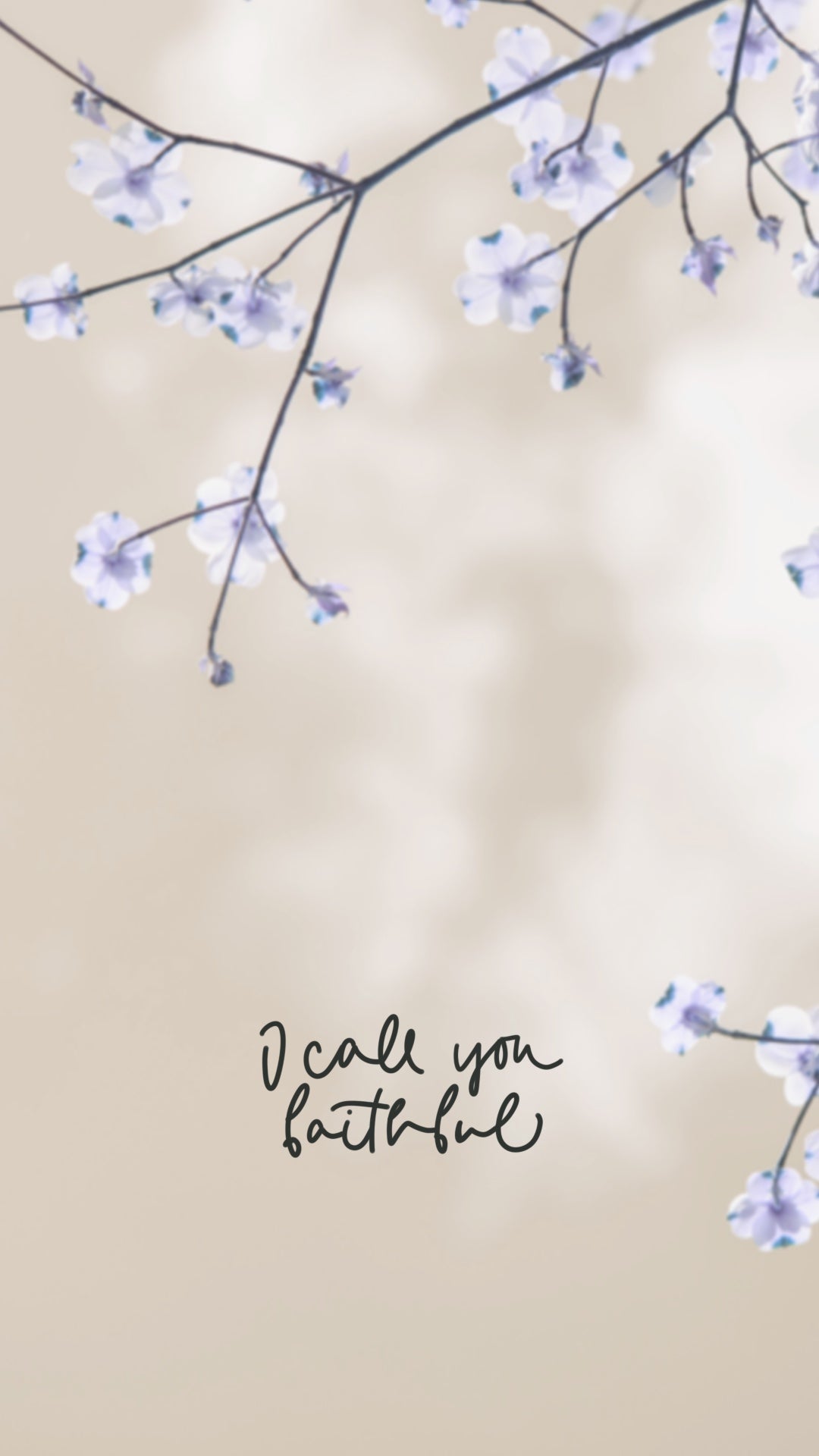 wallpaper, Handyhintergrund, christliche Hintergrundbilder, I call you faithful, Gott ist treu