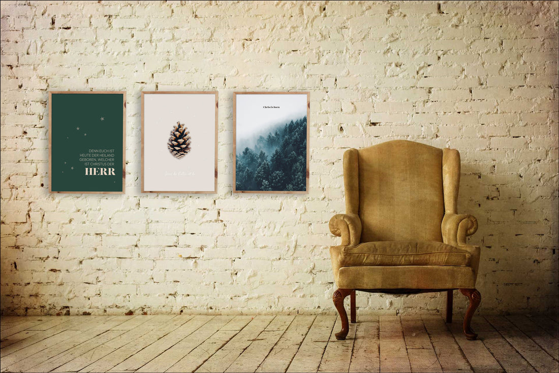 Poster Weihnachten "Jesus der Retter ist da"