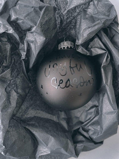 personalisierte Weihnachtskugel, Weihnachtskugel mit Text, Weihnachtsgeschenk