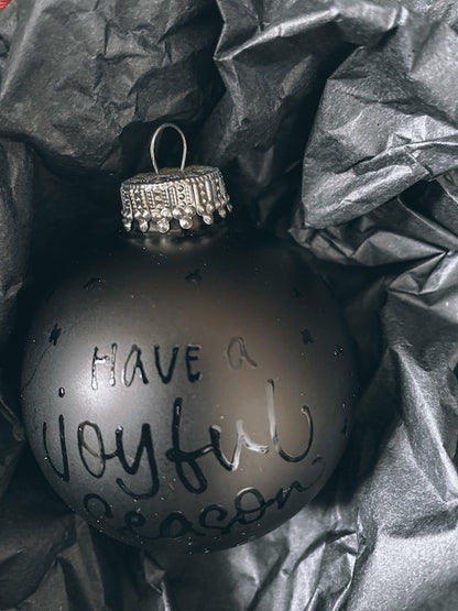 personalisierte Weihnachtskugel, Weihnachtskugel mit Text, Weihnachtsgeschenk