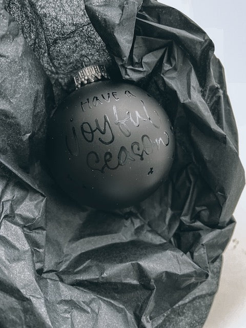 personalisierte Weihnachtskugel, Weihnachtskugel mit Text, Weihnachtsgeschenk