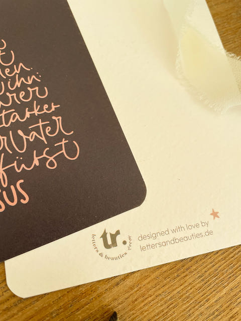 Weihnachtskarte mit Bibelvers, christliche Weihnachtskarten, christlicher onlineshop, Friedefürst, Jesus der Retter ist da, lettersandbeauties