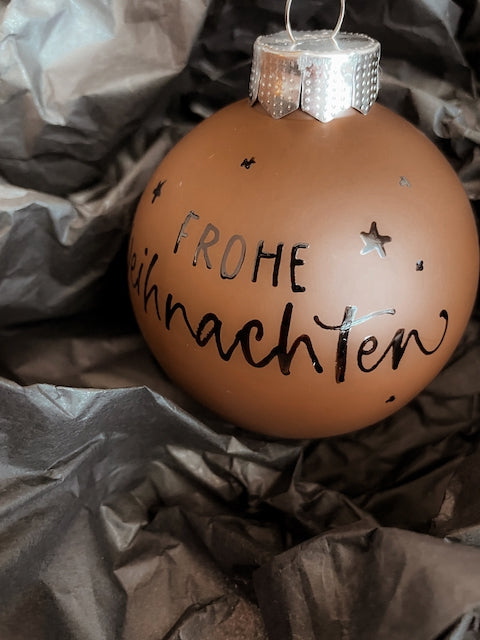 personalisierte Weihnachtskugel, Weihnachtskugel mit Text, Weihnachtsgeschenk