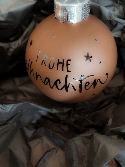 personalisierte Weihnachtskugel, Weihnachtskugel mit Text, Weihnachtsgeschenk