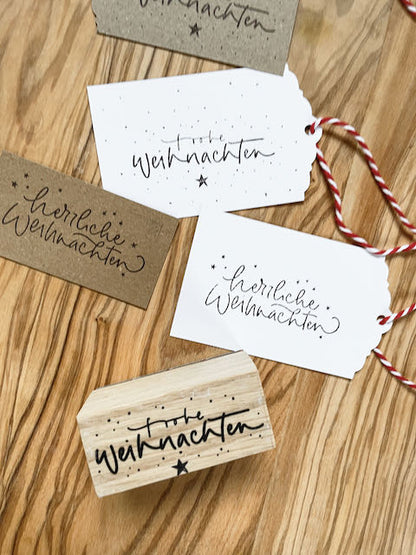 christlicher onlineshop, lettersandbeauties, Tabea Röger, Stempel, DIY, der Retter ist da, Jesus kam für dich, Weihnachtsgeschenke, Stempel für Weihnachtskarten, frohe Weihnachten, Geschenkeanhaenger selber machen