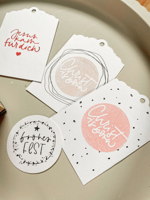 christlicher onlineshop, lettersandbeauties, Tabea Röger, Stempel, DIY, der Retter ist da, Jesus kam für dich, Weihnachtsgeschenke, Stempel für Weihnachtskarten