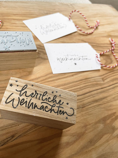 christlicher onlineshop, lettersandbeauties, Tabea Röger, Stempel, DIY, der Retter ist da, Jesus kam für dich, Weihnachtsgeschenke, Stempel für Weihnachtskarten, frohe Weihnachten, Geschenkeanhaenger selber machen