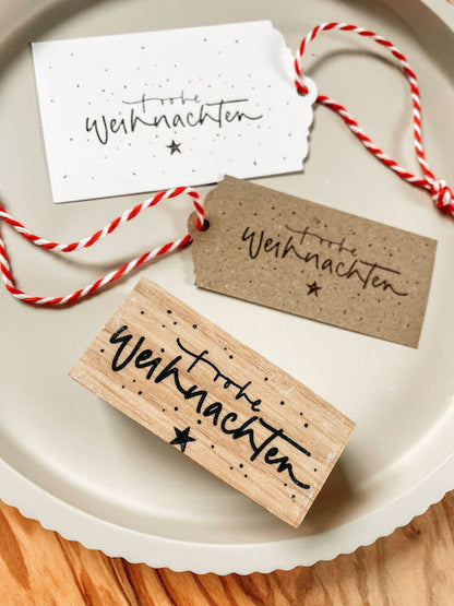 christlicher onlineshop, lettersandbeauties, Tabea Röger, Stempel, DIY, der Retter ist da, Jesus kam für dich, Weihnachtsgeschenke, Stempel für Weihnachtskarten, frohe Weihnachten, Geschenkeanhaenger selber machen